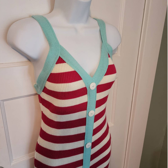 B Fly Striped Bodycon Dress - Picture 3 of 8